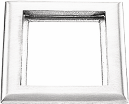 Carpet Flange, 1-Gang, 6 Inch x 4.85 Inch, Clear Polycarbonate