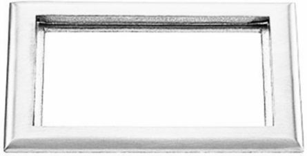 Floor Boxes 2-Gang Tapered Flange, Clear Polycarbonate, 6.00" x 8.13"