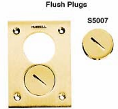 Flush Plug 3/4 Inch Brass for Floor Applications