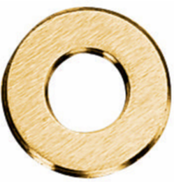 Flush Cap Rings, 2-1/8 Inch x 3/4 Inch, Brass Material