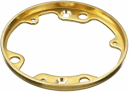 Round Brass Floor Box Cover Flange 4.19 Inch