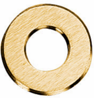 Brass Flush Cap Ring Accessory 2-1/8 Inch x 1 Inch