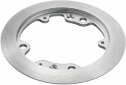 Round Carpet Flange 6.25 Inch Diameter Brushed Aluminum