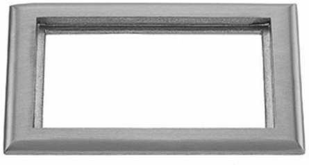 Aluminum Carpet Flanges, 2-Gang, Dimensions 6.00" x 8.13"