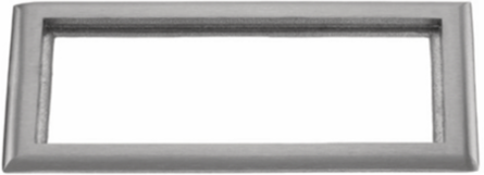 Aluminum Tapered Flange Floor Box, 6 Inch x 11-1/3 Inch, 3-Gang
