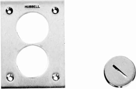 Flush Plugs, 1-1/2 Inch Thread Size, Aluminum