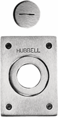 Crown Plug Floor Box Accessory, 1 Inch Thread Size, Aluminum