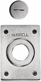 Crown Plug Floor Box Accessory, 1 Inch Thread Size, Aluminum