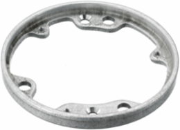 Round Floor Box Cover Flange, 4.19 Inch Diameter, Aluminum