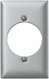 Aluminum Wallplate 1-Gang Standard Size 2.15 Inch Opening