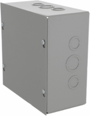 N1 Screw-Cover 8X8X4 Carbon Steel - Gray