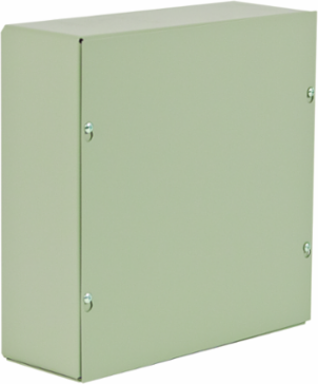 N1 Screw-Cover - No Knockouts 8X10X6 Carbon Steel - Gray