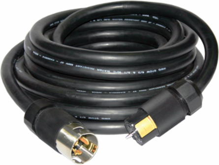 Spider II Portable Power Cable Set, 50A125/250V, 100 Foot Length