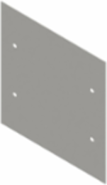Flush Cover (Screw-Cover Series) 12X24 Carbon Steel - Gray