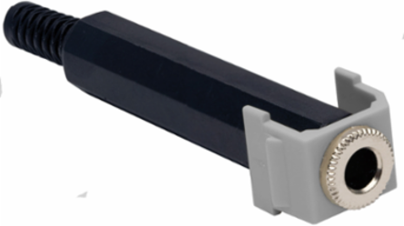 Keystone Snap-Fit 1/4 Inch Stereo Jack, Beryllium Copper, 1000V RMS