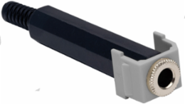 Keystone Snap-Fit 1/4 Inch Stereo Jack, Beryllium Copper, 1000V RMS