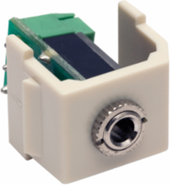 3.5 mm Stereo Jack, Snap-Fit, Screw Terminal, UL Listed