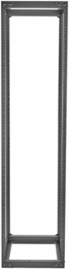 19 Inch x 84 Inch x 24 Inch Equipment Frame, M6 Cage Nut Threaded, Steel Construction