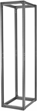 19 Inch X 84 Inch Steel Equipment Frame, M6 Cage Nut Threaded, 79 lb.
