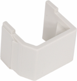 Keystone Snap-Fit Blank Inserts, Office White, 10 Pack, 1 Inch Width
