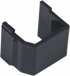 Snap-Fit Keystone Blank Inserts, Black, 10 Pack, 1.500 Inch Width