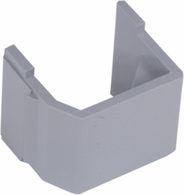 Snap-Fit Keystone Blank Module 4 Inch Gray 10 Pack