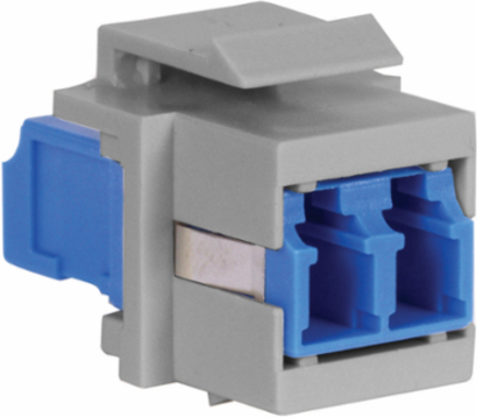 Fiber Optic Connectors, LC-Duplex, Snap Fit, Flush, 0.58" X .76"