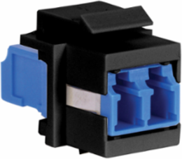 Fiber Optic Connectors LC-Duplex Snap-Fit 0.600 Inch Black Housing