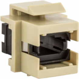 Fiber Optic Connectors MTP-Simplex Black Gray Snap-Fit Flush .58" x .76"