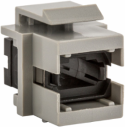 Fiber Optic Connector MTP-Simplex Snap-Fit Flush Black Ivory .58" X .76"