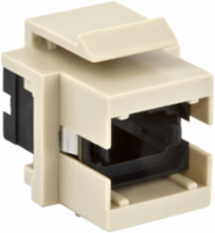Fiber Optic Connector, MTP-Simplex, .58" x .76", Black & White Housing