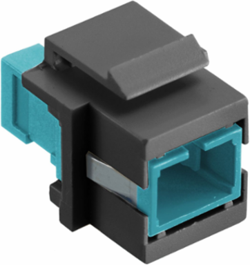 Fiber Optic Connector SC Simplex, Snap-Fit, Flush, 0.58" X 0.76"