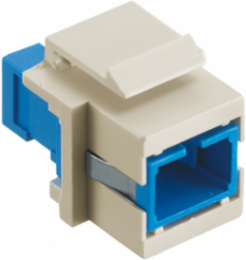 Fiber Optic Connectors, SC Simplex, 0.58" X 0.76", Orange, Ceramic Sleeve