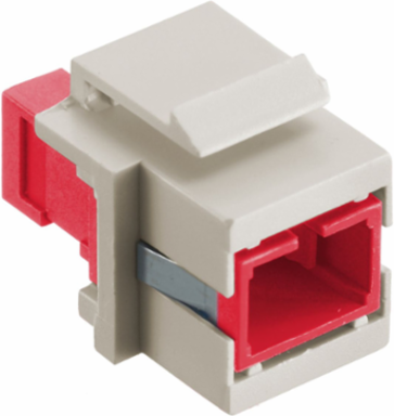 Fiber Optic Connectors SC Simplex Red Office White Housing 1.700 Inch