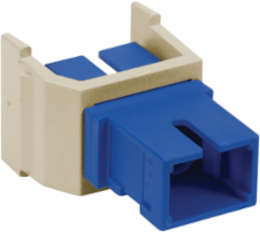 Fiber Optic Connectors SC Simplex with Zircon Sleeves, Orange Housing, 0.75 dB Loss