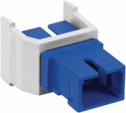 Fiber Optic Connectors SC Simplex Snap-Fit, 0.58" x 0.76", Orange Housing