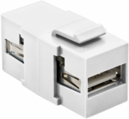 Snap-Fit USB A to A Connector, 1 Inch Width, UL Listed