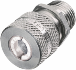 Kellems Aluminum Cord Connector, Straight Male, 1/2 Inch NPT, 0.25-0.38 Inch