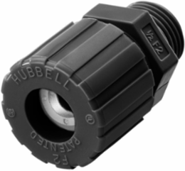 Kellems Straight Male Cord Connector, 3/8 Inch, Nylon, 0.31-0.38 Inch