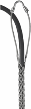 Heavy Duty Single Eye Support Grips, Tin-Coated Bronze, 1.00-1.24 Inch Cable Diameter