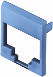 Colored Face for HJS Series Jacks, Blue, 100 Pack, RoHS Compliant