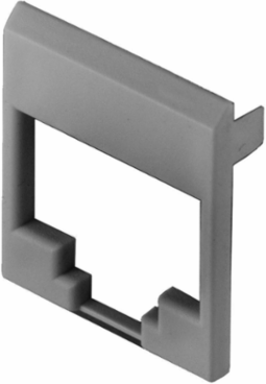 Colored Jack Face for HJS Series Jacks, Gray, 100 Pack