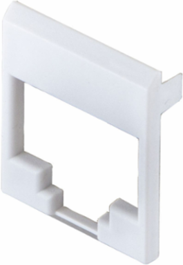 Colored Face for HJS Series Jacks, White, 100 Pack, 3.500 Inch Width