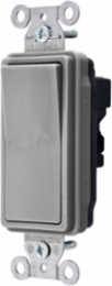 15A 120/277V Single Pole Gray Decorator Switch