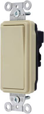 SnapConnect Single Pole Switch 20A 120-277V AC Ivory