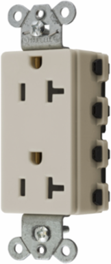 Extra Heavy Duty Receptacle 20A 125V, Light Almond