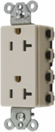 Extra Heavy Duty Receptacle 20A 125V, Light Almond