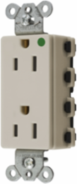 SnapConnect Receptacle, 15A 125V, 2-Pole 3-Wire Grounding, Light Almond