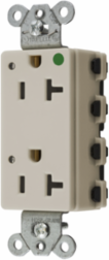 Hospital Grade Receptacle, 20A 125V, 2-Pole 3-Wire, Light Almond