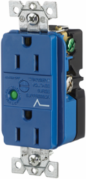 Circuit Watch Surge Suppression Receptacle, 15A 125V, 2-Pole 3-Wire, Brown